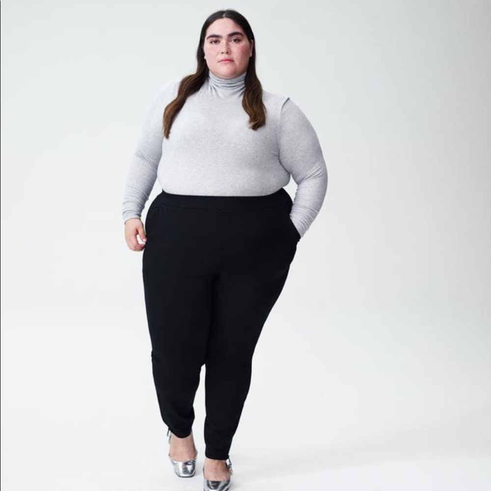 UNIVERSAL STANDARD MORO POCKET PONTE PANTS - BLACK